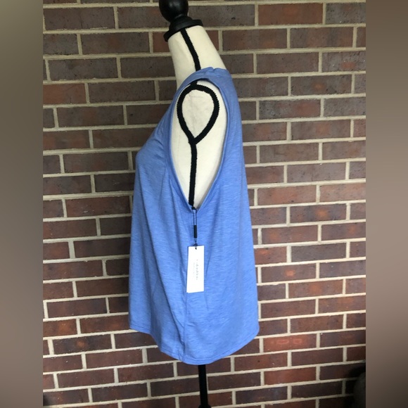 NWT Calvin Klein Performance Dropped Armhole Athletic Tank Top Hyacinth Sz S - Picture 5 of 10